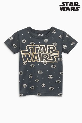 Grey Star Wars T-Shirt (3mths-6yrs)